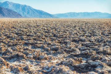 Devil's Golf Course, Death Valley National Park, California, USA