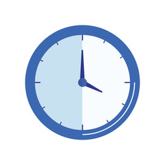 time clock watch isolated icon