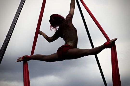 girl on swing