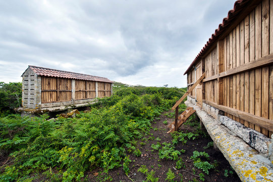 granaries in the national park of the island of S&aacute;lvora