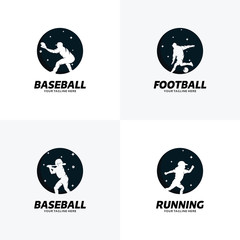 Set of Sport Logo Design Templates