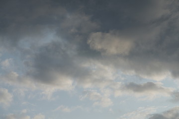 Cloudy beautyful evening sky backdrop 