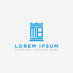 logo design inspiration, for companies from the initial letters to the MB logo icon. -Vectors