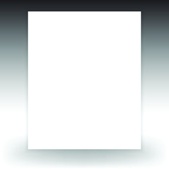 blank sheet of paper