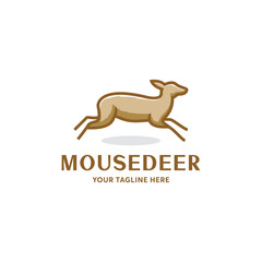 Mouse Deer Logo Design Template Inspiration - Vector