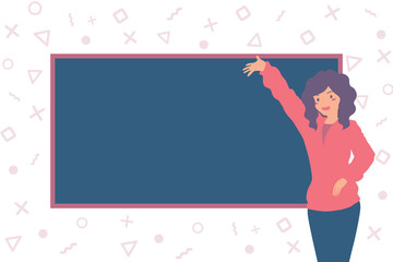 Flat Design - Teacher