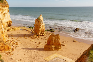 Beaches and cliffs of Praia Rocha