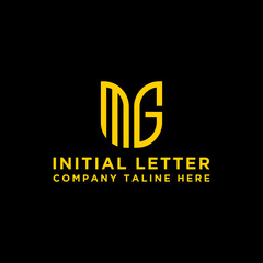 logo design inspiration, for companies from the initial letters MG logo icon. -Vectors
