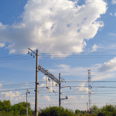 Railway power line
