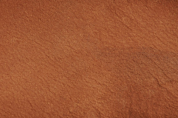 Empty plane brown color leather