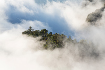 Above the clouds in the mountains, Santo Antao, Cape Verde