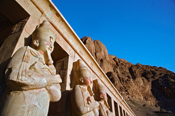 Mortuary Temple of Queen Hatshepsut (Deir Al-Bahri), West Bank of the Nile Valley, Luxor, Egypt