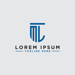 logo design inspiration, for companies from the initial letters of the ML logo icon. -Vectors