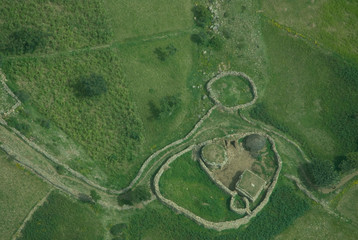 Ethiopia: aerial of northern highlands