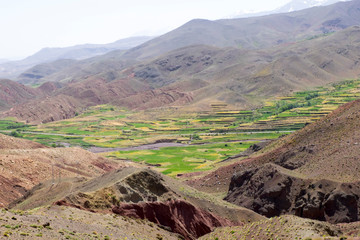 Morocco, Moroccan countryside and small villages near Ouazzane.