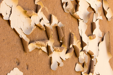 Africa, Namibia, Aus. Peeling paint on abandoned train station.