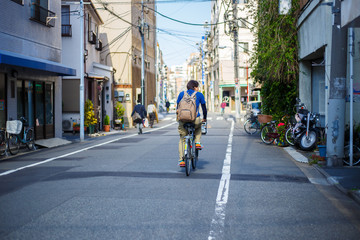 The street in Japan.