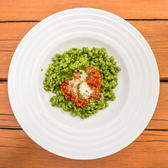 Spinatspätzle