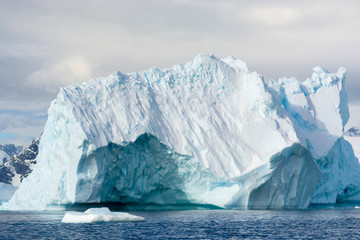 Antarctica. Gerlache Strait. Iceberg.