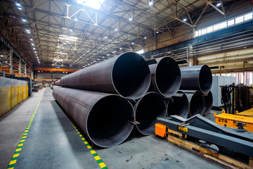 New manufactured steel pipes