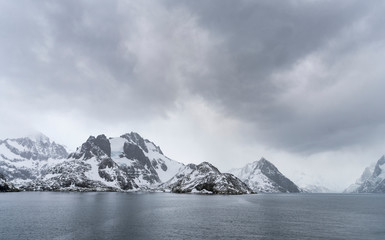 Drygalski Fjord at the southern end of South Georgia.