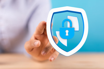 security data code digital in hand