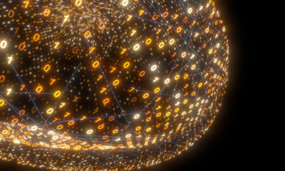 Software, web development, programming concept. Abstract Programming