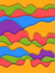 Abstract paper background, set of colors for decoration and projects. Samples of bright color combinations for inspiration, fashion and design industry