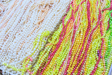 Strands of fresh water pearls Store and Factory specializing in fresh water Pearls, near Beijing, China