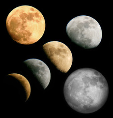 Fasi della Luna © Steve Fossiant