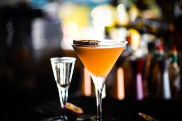 passion fruit & prosseco cocktail 