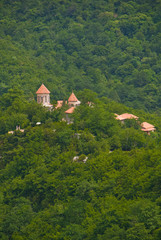 Motsameta monastery near Kutaisi, Georgia