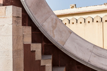 Jantar Mantar. Astronomy observatory. Jaipur. Rajasthan. India.