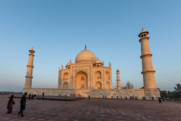Taj Mahal at sunset. Agra. India.