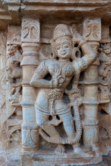 Bas relief. Chittaurgarh Citadel. 6th century. Rajasthan. India.