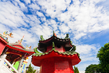 Fototapeta premium Tua Pek Kong Chinese Temple, Kuching, Sarawak, Malaysian Borneo, Malaysia.