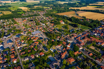 Goldenstedt in Niedersachsen aus der Luft