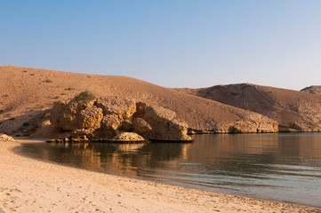 Coastline near Muscat, Oman.