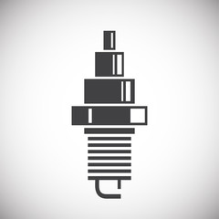 Car part related icon on background for graphic and web design. Simple illustration. Internet concept symbol for website button or mobile app.