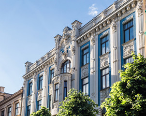 Art nouveau (Jugendstil) facade