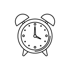 alarm clock watch isolated icon