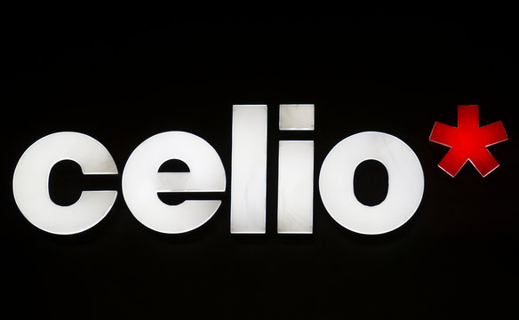 Detail of Celio store in Bologna, Italy. Celio is french men clothing retailer founded at 1978 in Paris, France.