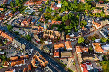 Stadt Twistringen in Niedersachsen aus der Luft