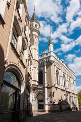 Streets in old town of Riga