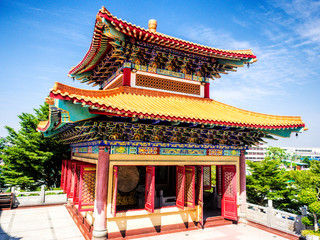 Naklejka premium Southeast Asia, Thailand, Bangkok, Dragon Temple is one of the most favorite Temple in Bangkok