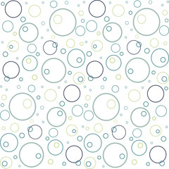 Fototapeta na wymiar Seamless vector background with bubbles