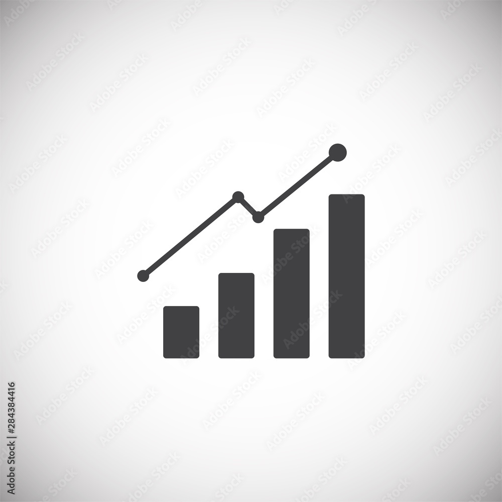 Poster infographics related icon on background for graphic and web design. simple illustration. internet co