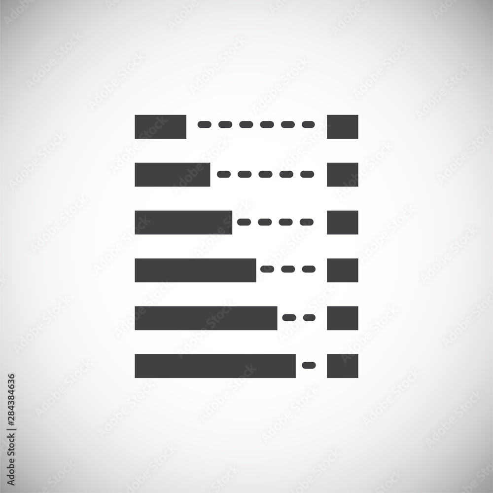 Poster infographics related icon on background for graphic and web design. simple illustration. internet co