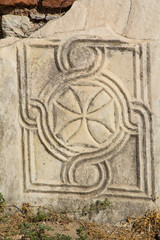 Turkey, Ephesus. Ruins of the Basilica of Saint John.