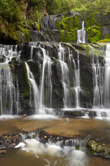 Purakaunui Falls, Catlins, South Otago, South Island, New Zealand